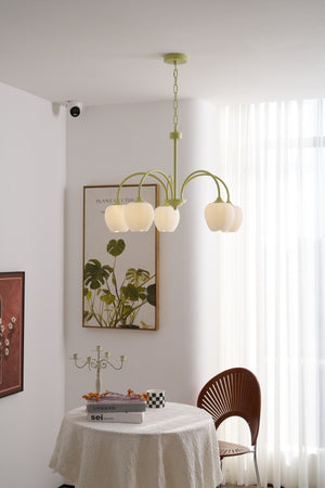 Tulip Matcha Chandelier