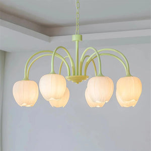 Tulip Matcha Chandelier