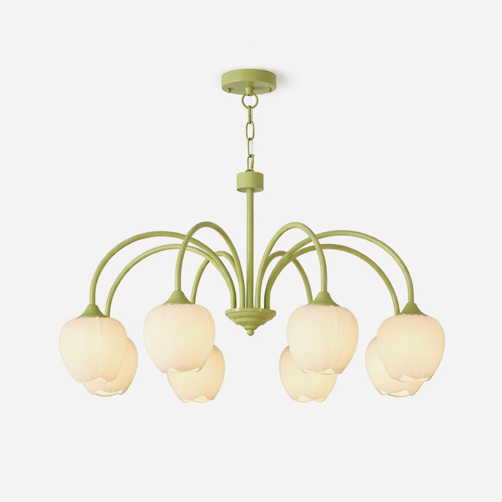 Tulip Matcha Chandelier