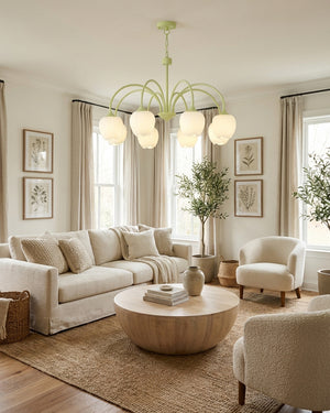 Tulip Matcha Chandelier