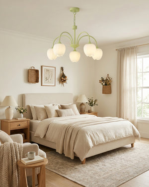 Tulip Matcha Chandelier
