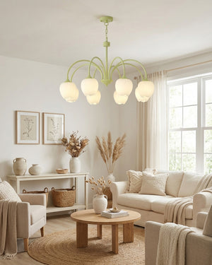 Tulip Matcha Chandelier