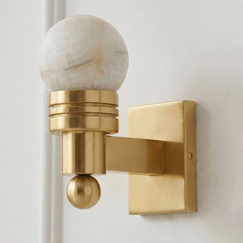 Tupelo Alabaster Wall Sconce – detail 2