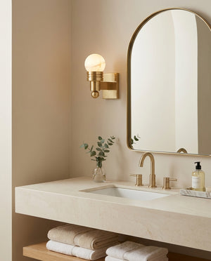 Tupelo Alabaster Wall Sconce