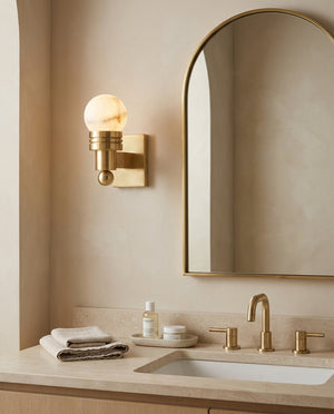 Tupelo Alabaster Wall Sconce