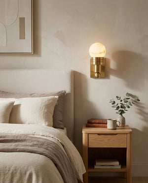 Tupelo Alabaster Wall Sconce