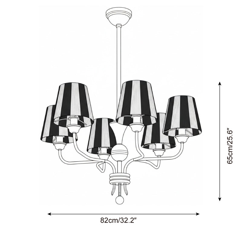 Twilight Stripe Chandelier