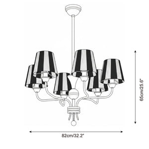 Twilight Stripe Chandelier