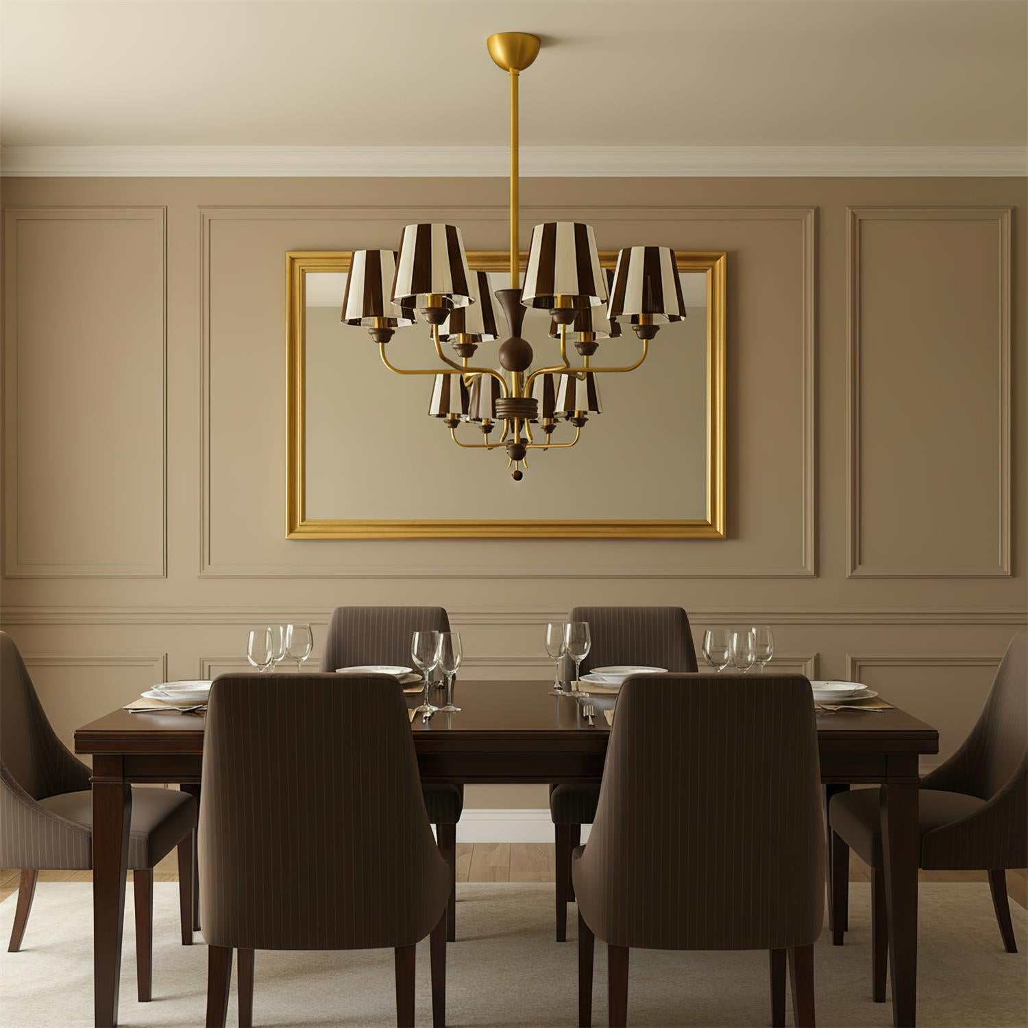 Twilight Stripe Chandelier