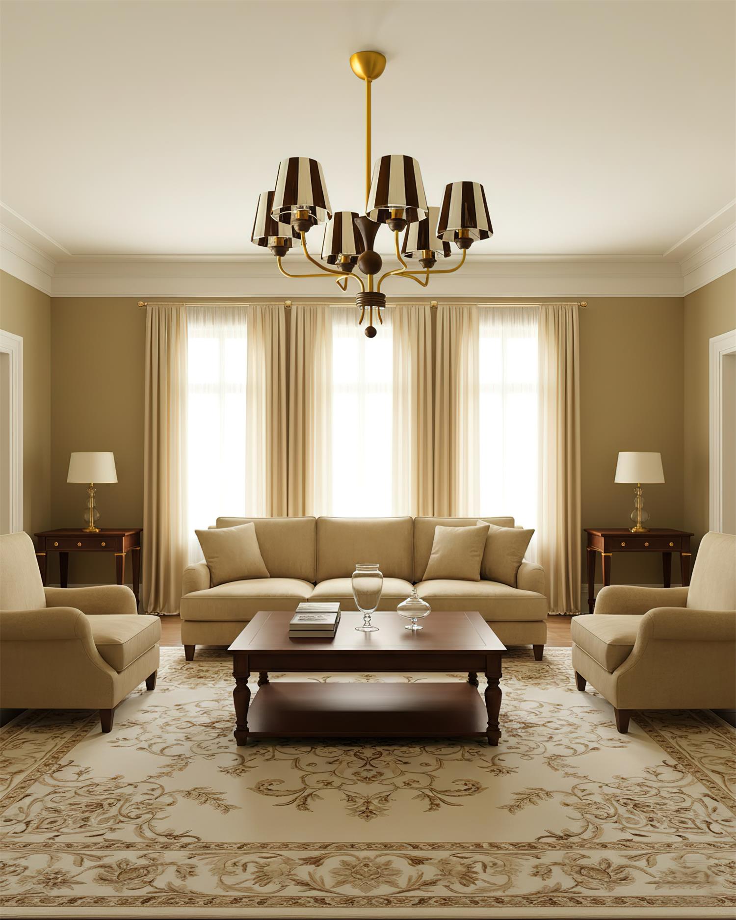 Twilight Stripe Chandelier