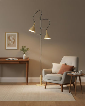 Twin Cone Floor Lamp