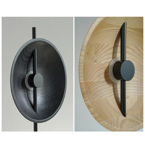 Twin Disc Wood Floor Lamp – detail 8