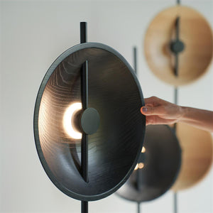Twin Disc Wood Floor Lamp – detail 10