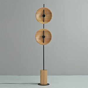 Twin Disc Wood Floor Lamp – detail 15
