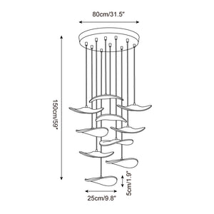 Twisora Wood Chandelier