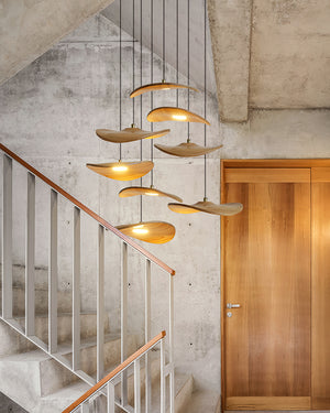 Twisora Wood Chandelier