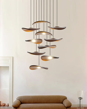Twisora Wood Chandelier