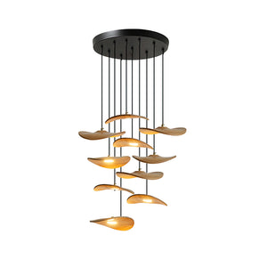 Twisora Wood Chandelier