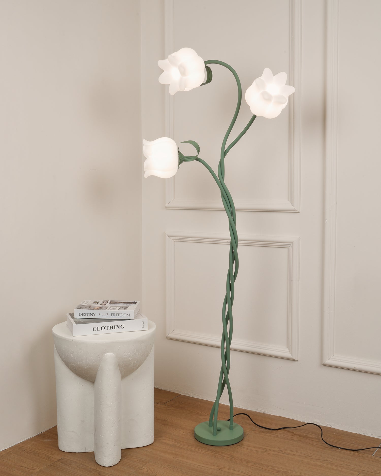 Twist Tulip Flower Floor Lamp