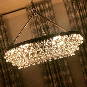 Unique Tiered Crystal Chandelier