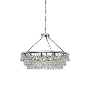 Unique Tiered Crystal Chandelier