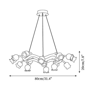 Valen Flowers Chandelier