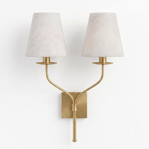 Valenora Alabaster Wall Sconce
