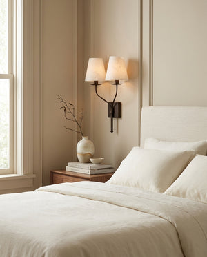 Valenora Alabaster Wall Sconce