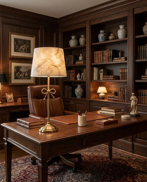 Valerine Alabaster Table Light