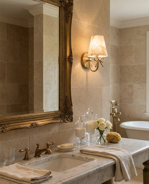 Valerine Alabaster Wall Sconce