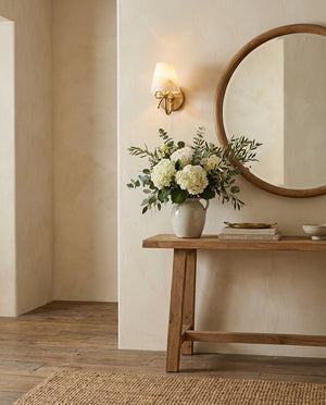 Valerine Alabaster Wall Sconce