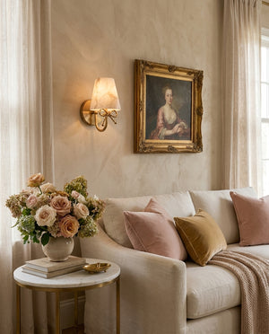 Valerine Alabaster Wall Sconce