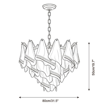 Valessara Kronleuchter — Maßzeichnungen 3