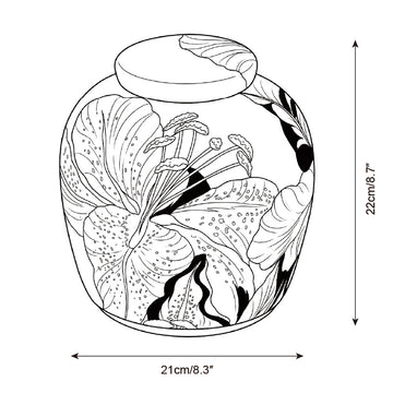 Vase Valessia — Desenhos técnicos 1