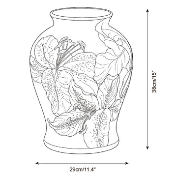 Vase Valessia — Desenhos técnicos 2
