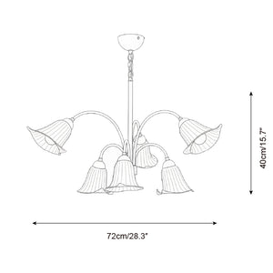 Vellina Petal Chandelier