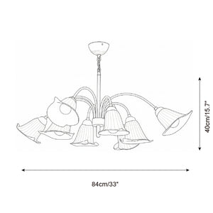 Vellina Petal Chandelier