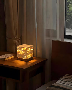 Velto Travertine Table Lamp