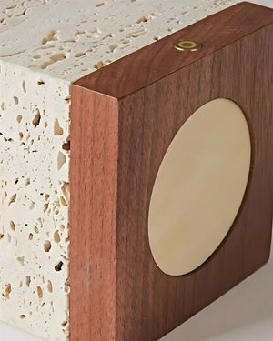 Velto Travertine Table Lamp