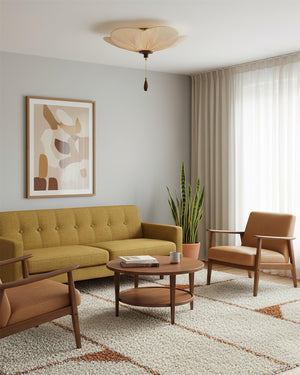 Velvet Leaf Ceiling Lamp