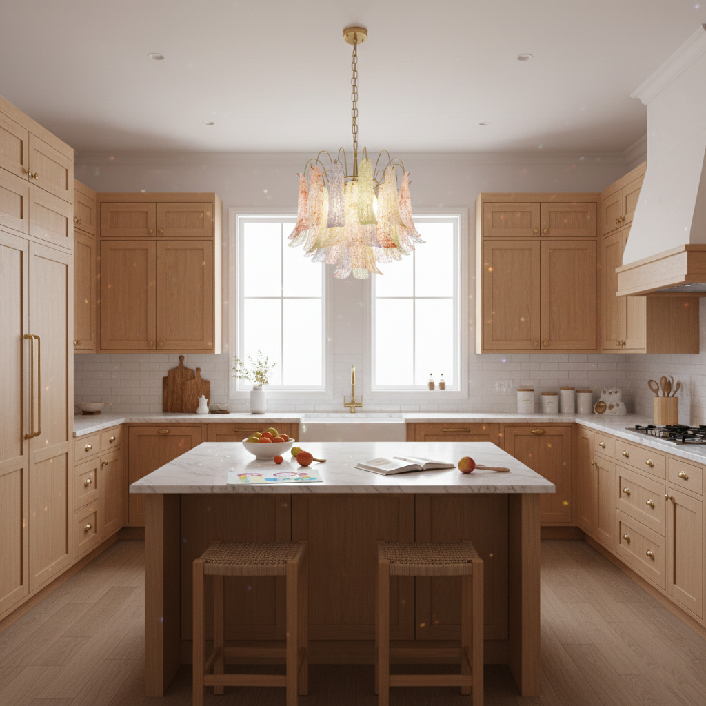 Venini Murano Glass Chandelier