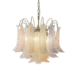 Colorful Murano-Style Glass Chandelier