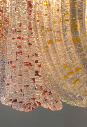 Colorful Murano-Style Glass Chandelier