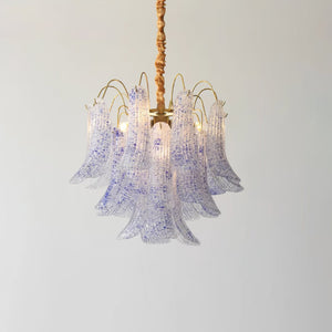 Colorful Murano-Style Glass Chandelier