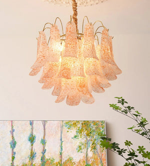Colorful Murano-Style Glass Chandelier