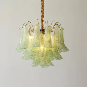 Colorful Murano-Style Glass Chandelier