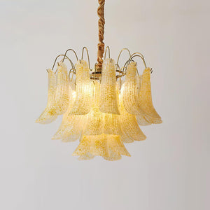 Colorful Murano-Style Glass Chandelier