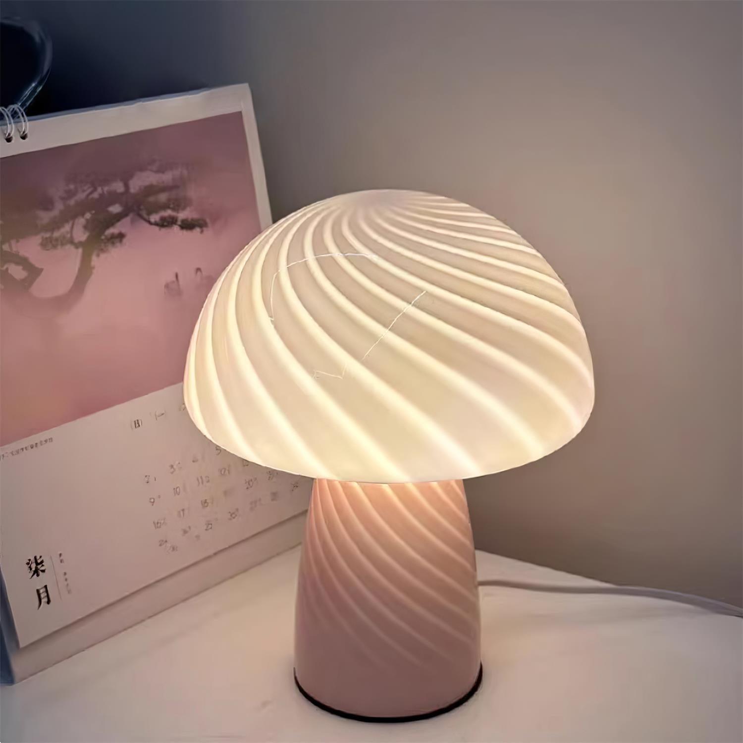 Venini Glass Table Lamp 7.8″- 9.4″ - Docos