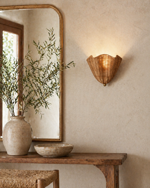 Vera Rattan Wall Lamp