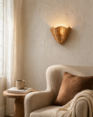 Vera Rattan Wall Lamp
